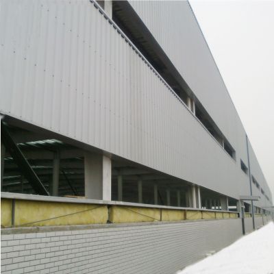 China Construction light steel structure prefab steel frame box packing workshop