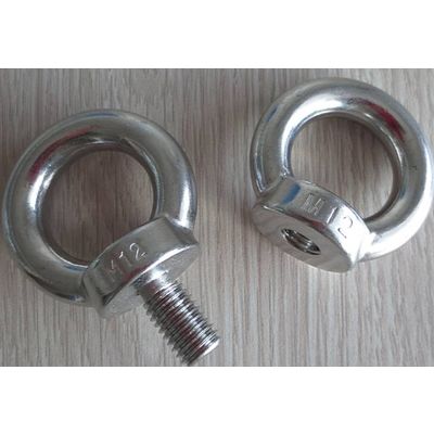 Drop forged Stainless steel lifting eye bolt&lifting eye nut