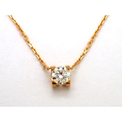 Cartier Wedding luxury Diamond Moissanite Pendant 1ct Necklace Jewelry Women Brithday Party Gift