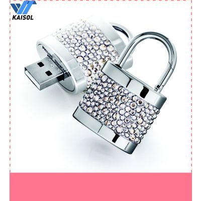 Lock Design USB Flash Drive Memory Sticker 1gb 2gb 4gb 8gb Pen Drive Promotional Gifts USB 2.0 3.0