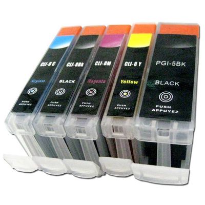 compatible for CANON ink cartridge PGI-5BK CLI-8 PGI-520 PGI-220 PGI-320 PGI-525 PGI-225 PGI-425 PGI