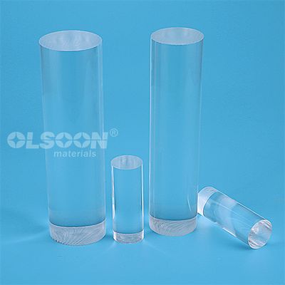 Extruded Acrylic Round Rod Clear Colored Hot Sale