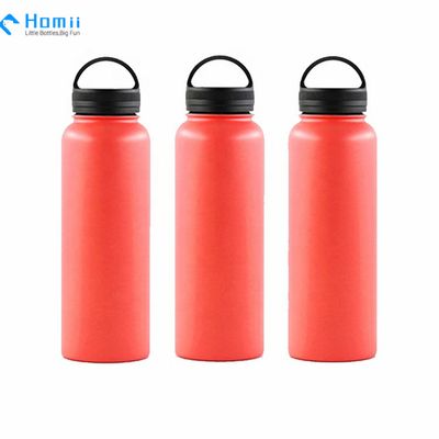 Travel Coffee Flask Stainless Steel Vacuum Insulated Wide Mouth water bottles with Flip Cap drinking