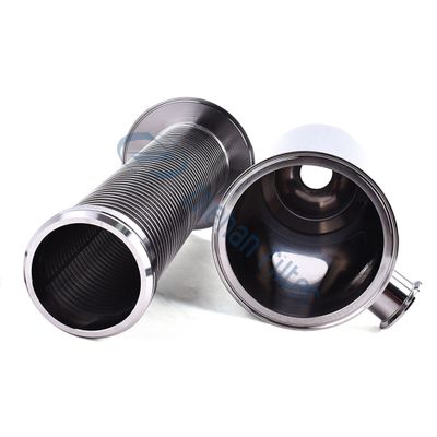 SS304 100 Microns Stainless Steel CIP Pipeline Sanitatry Inline Jam ...