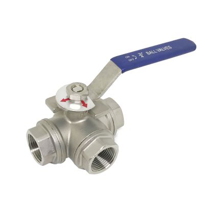 1pc Ball Valve Ss304 Lever Thread Bspt Ball Valve Heavy Body - Baoding ...