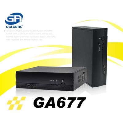 ITX Case GA677 offer a quiet cooling solution and reliable barebone system.