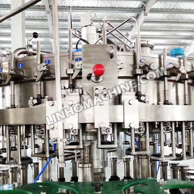 Glass Bottle Carbonated Sparkling Water Filling Machine