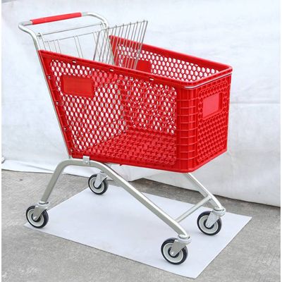 High Quality Supermarket Shopping Carts With Advertising Board Wholesale