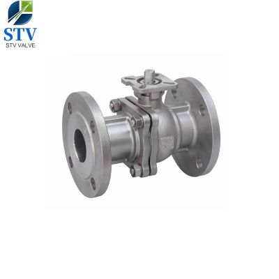 DIN Flange Ball Valve,PN16,CF8M,With ISO5211 Direct Mounting Pad