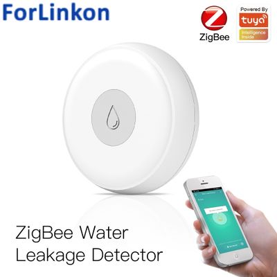 ZigBee Smart Flood Sensor Water Leakage Detector Flood Overflow Alert Security Alarm System Tuya/Sma