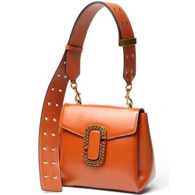2017 new design luxury fashion classic motor rivet belt strap cool girl sling handbag bag lady cross