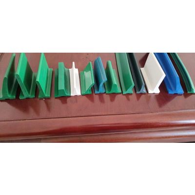 SPECIAL INCLINED PVC CONVEYOR BELT CLEAT GREEN