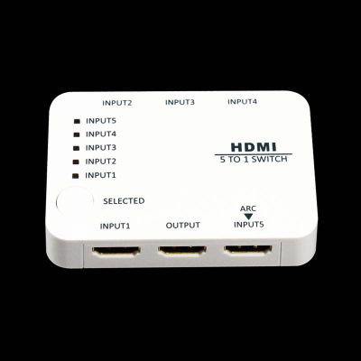 Mini 5 port HDMI Switch 5 in 1 HDMI Swithcher HDMI Swithches HDMI 1.4 full support HDTV 3D 4K suppor