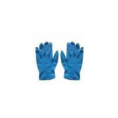 Nitrile examination gloves for medical use, pre-powdered