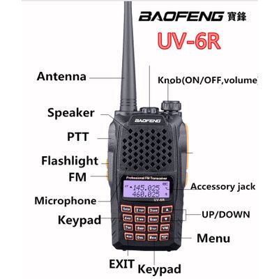 Handy Two Way Radio Baofeng UV-6R
