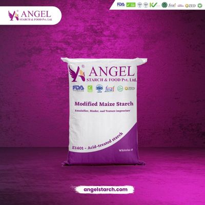 Acid Treated Starch E 1401 Maize Starch used as Emulsifier, Binder, and Texture improviser