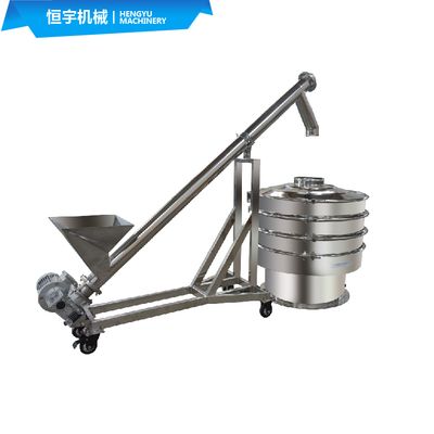 Movable Stainless Steel Inclined Auger Screw Conveyor