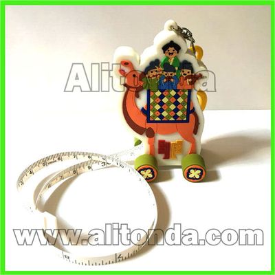 Cartoon cute 1m 1.5m 2m small portable fashion tape measure customized for promotional gifts