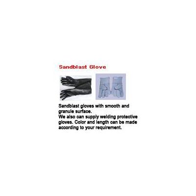 Sandblast glove