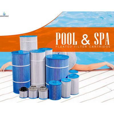 PET Pleated Filter Cartridge for Swimming Pool Water Filter Hot Sale Products
