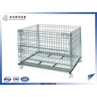 Hot sale Stackable Industrial  galvanized Wire Mesh Storage Cage Container