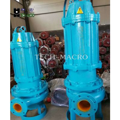 Non-clog waste water centrifugal sewage submersible drainage pump with auto coupling