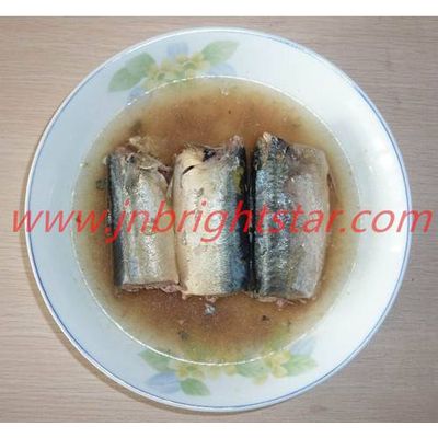 canned mackerel in natural oil