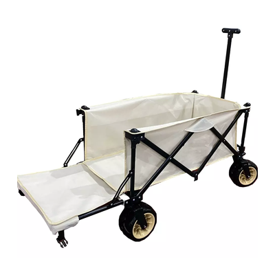 ZDLH TOOLS collapsible utility folding wagon cart trolley with opened back door
