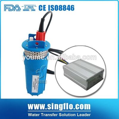Singflo DC 360LPH 4" 230feet solar submersible well pump price for agriculture