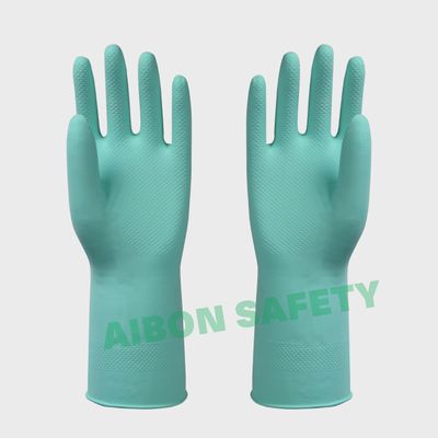 flocklined cotton household rubber glove