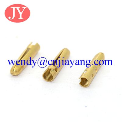 Eco friendly material Brass shoelace tip end tip
