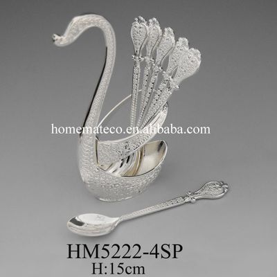 Wedding decorations gifts swan spoon holder