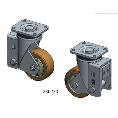 Wicke 4 Inch 280 kg Industrial Stabilization Swivel Casters for carts and mobile racks