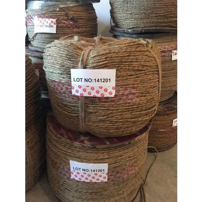 Natural Synthetic 3 Strand Jute Rope For Sale From China With Iso9001 And Competitive Pirce