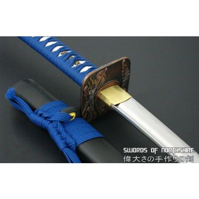 Hand Forged Kodai Iaito Samurai Sword Carbon Steel Full Tang Japanese Katana