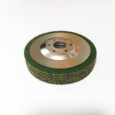 One Metal Ring and Two Metal Rings Fiberglass Pads for Making Flap Disc