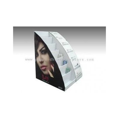 Foldable , recycable Cardboard Counter Displays with spot color for ads in shops
