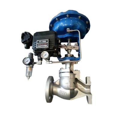pneumatic control valve wcb globe valve Pressure air regulating valve with positioner