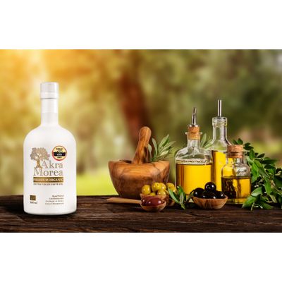 Premium Organic Extra Virgin Olive Oil 500ml