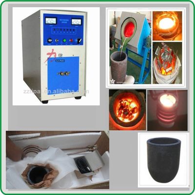 Easy to operate small induction melting furnace