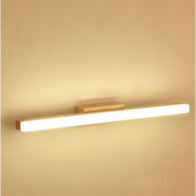 LED acrylic wood tube modern wall scone light wall lamps