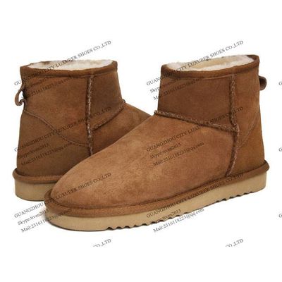 genuine leather boots classic snow boots winter boots 5854