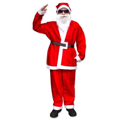 fleece christmas suit/santa suit
