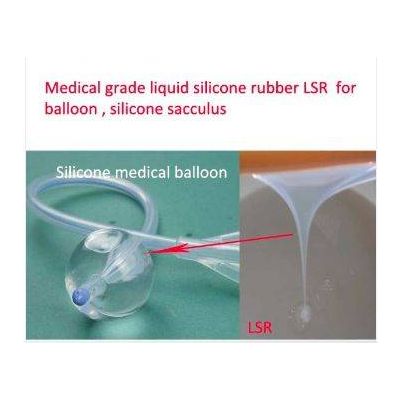 Injection molding LSR silicone for medical balloon sacculus instruments