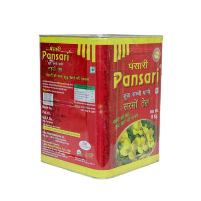 PANSARI KACCHI GHANI MUSTARD OIL 15KG Pansari Industries