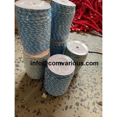 Multi-color polyester cotton twist cord twisted decorative rope low moq OEM color