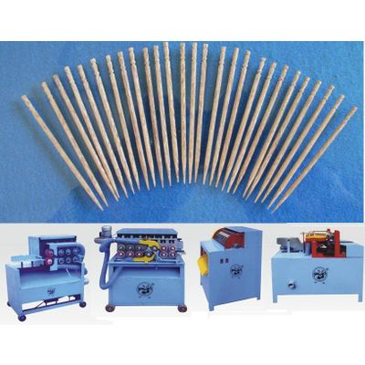 Wood bamboo Toothpick making machine processing manufacturing production line