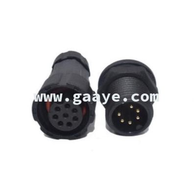M16 6 pin 250V 15A IP68 male and female waterproof connector automotive wire connector terminals