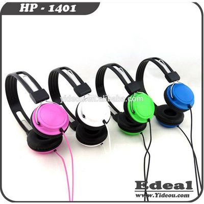 2014 hot selling kids custom designed headphone with noise cancelling