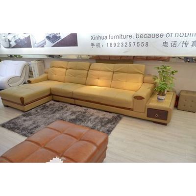 Living room furinture leather sofa h895